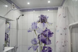 Photo Of Bathroom Panels With Flowers