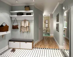 Design of a budget hallway in an apartment