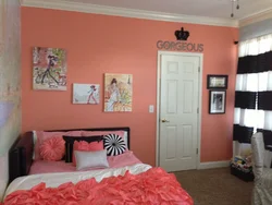 Coral bedroom photo