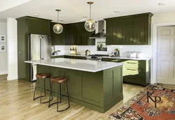 Olive Kitchen Living Room Photo