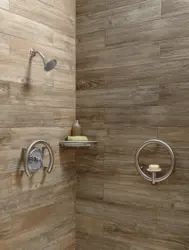 Виниловая плитка в ванной на стенах фото