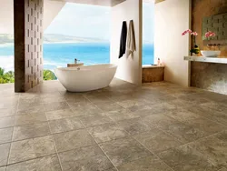 Bathroom floor tiles photo design