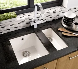 Separate Sink In The Kitchen Photo