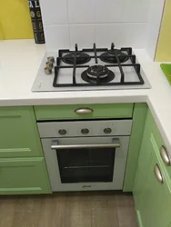 Photo of a kitchen with a 2-burner hob