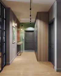 Koridorda yol lampalarının dizaynı