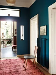 Color combination in the interior in the hallway