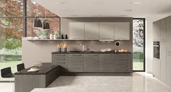 Kitchen color taupe photo