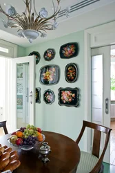 Decorative decorations in the kitchen interior