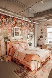 Vintage bedroom interior style