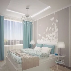 Bedroom interior soft colors
