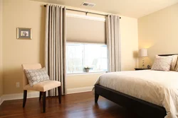 What kind of curtains for the bedroom design photo