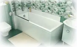 Інтэр'ер ванны з ваннай 150 на 70