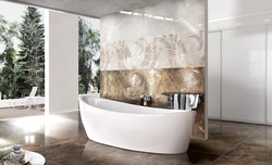 Фарфордан жасалған тастан жасалған ванна бөлмесінің дизайны 120 60