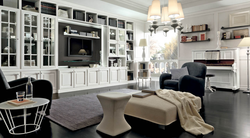 Living room furniture in classic style photo dark