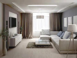 Interior for living room for average