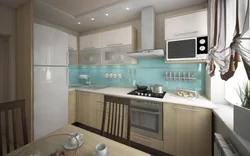 Kitchen design in panel photo