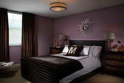 Сочетание штор и обоев по цвету фото спальня