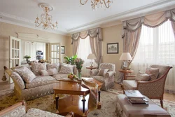 Carpets for the living room in a classic style photo in the interior