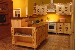 DIY wooden kitchen photo