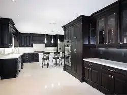 Classic Dark Kitchen Interior