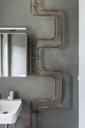 Pipes In The Bathroom Design Photo