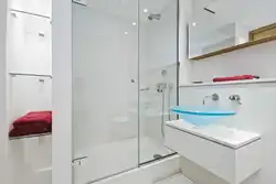 Bathroom With Glass Partition Photo