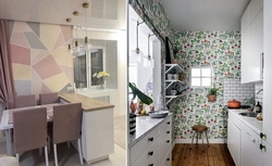 How to enlarge a small kitchen in Khrushchev photo