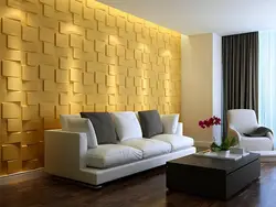 Wall panels for interior wall decoration in an apartment photo