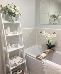 Bathroom Shelf Design Photo