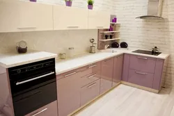 Kitchen design dusty rose