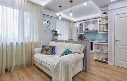 Studio kitchen living room bedroom design