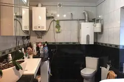 Boiler in the bathroom photo