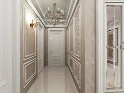 Hallway Design With Moldings