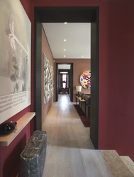 Photo Of Burgundy Hallway