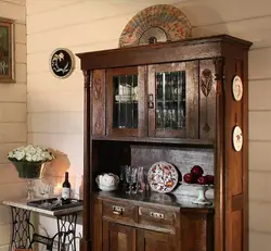 Дизайн кухни со старой мебелью