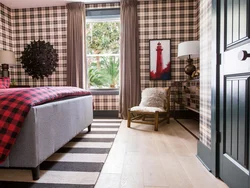 Checkered Bedroom Photo