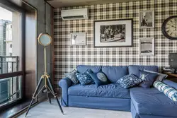 Checkered Bedroom Photo