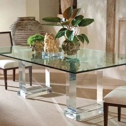 Glass Tables Kitchen Design