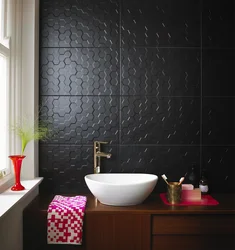 Matte Tiles In The Bathroom Interior