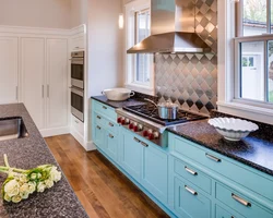 Combination of kitchen and countertop photo