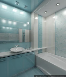 Дизайн бирюзовой ванны фото