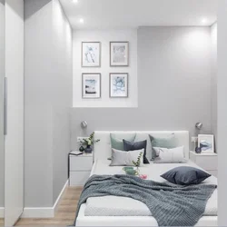 Small Bedroom In Gray Design