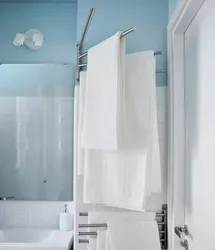 Полотенца в ванной комнате фото