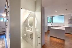 Дизайн Дома Ванная Комната Под Лестницей