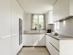 Interiors kitchen white facades