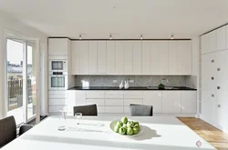 Interiors kitchen white facades