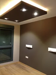 Plasterboard ceiling design hallway