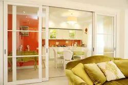 Sliding Doors In The Living Room Interior