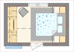 Bedroom interior plan