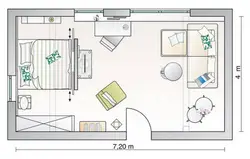 Bedroom interior plan